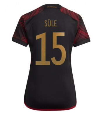 Tyskland Niklas Sule #15 Udebanetrøje Dame VM 2022 Kort ærmer